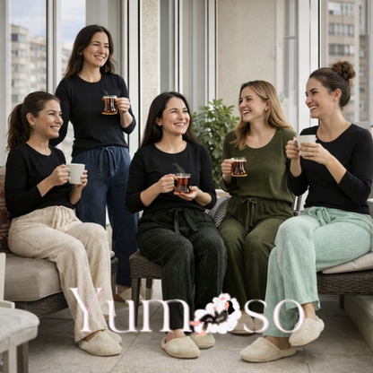 Yumoso™ Saf Pamuk Pijama